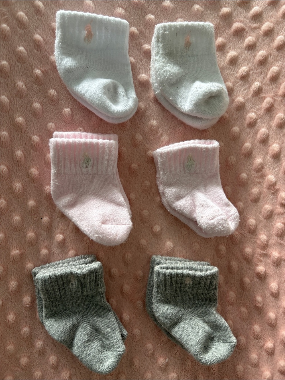 Ralph Lauren Baby Crew Socks 6-Pack
